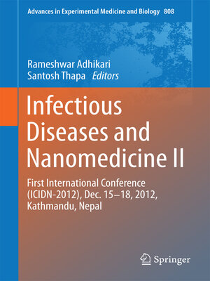 cover image of Infectious Diseases and Nanomedicine II